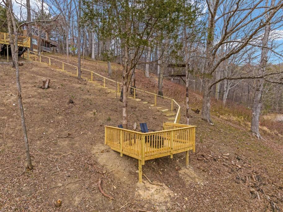 Lazy Lake 3Br Cabin W/ Mtn Views + Hot Tub +Wi-Fi Luray Exterior foto