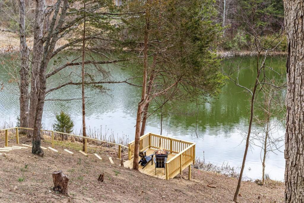 Lazy Lake 3Br Cabin W/ Mtn Views + Hot Tub +Wi-Fi Luray Exterior foto